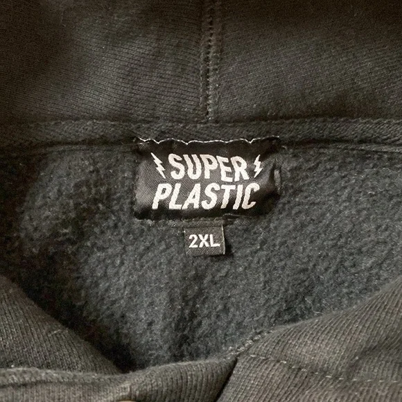 SUPERPLASTIC x SSUR Black hoodie Size 2 XL - Picture 8 of 10
